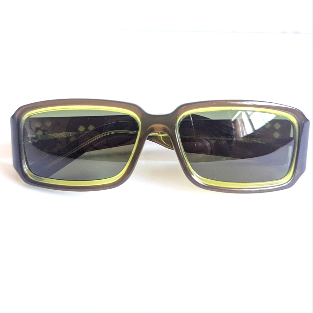 Bottega Veneta Rectangular Luxury Sunglasses Brow… - image 2